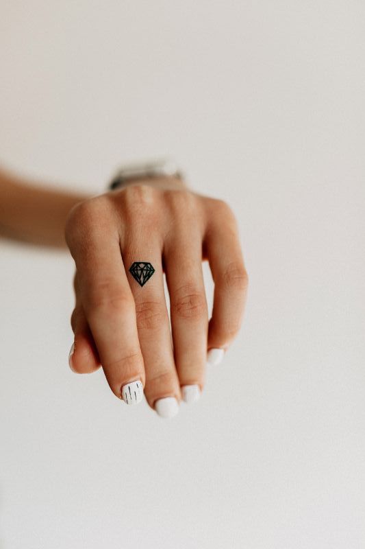 Hearts and diamonds (AN-075) - Tattooshka USA
