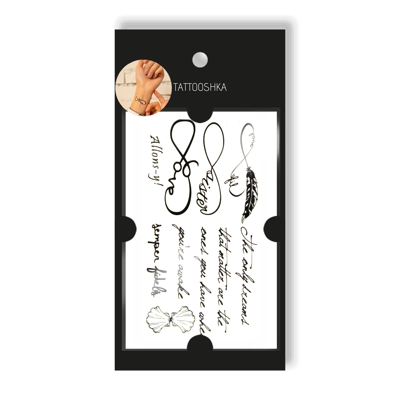 Infinity, Love (AT-098) - Tattooshka USA