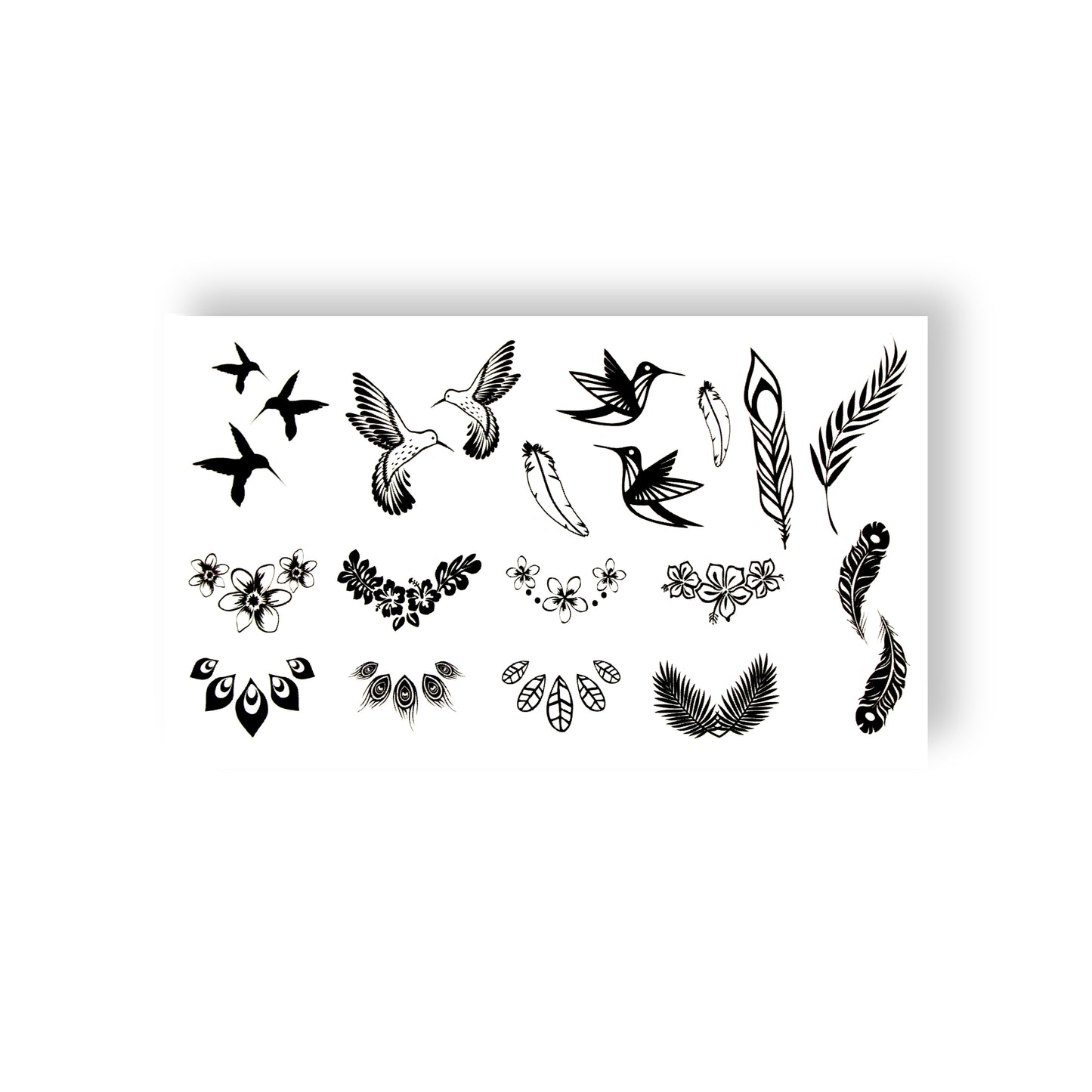 Feathers (AT-120) - Tattooshka USA