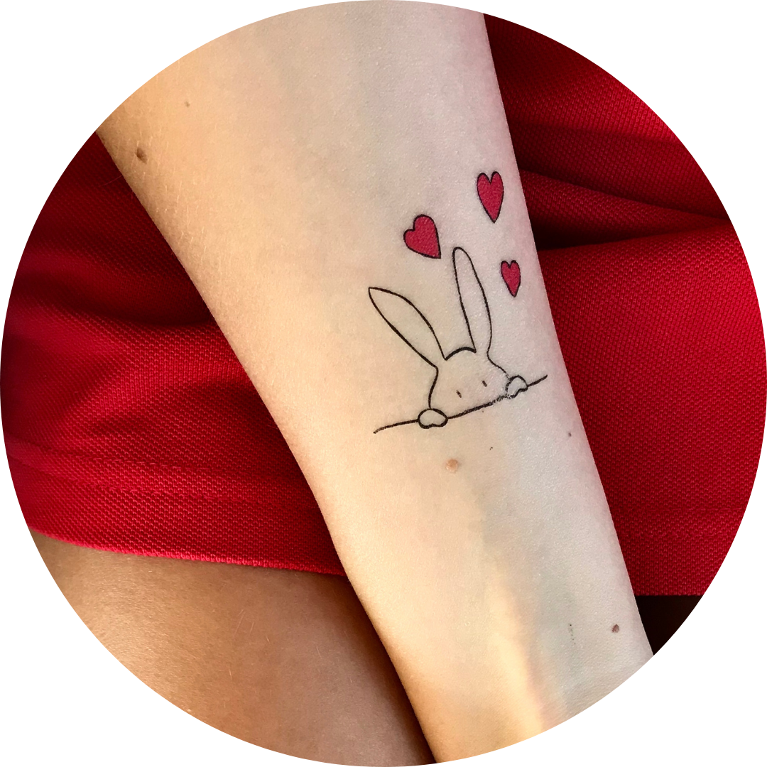 Loving bunny (HC-251) - Tattooshka USA