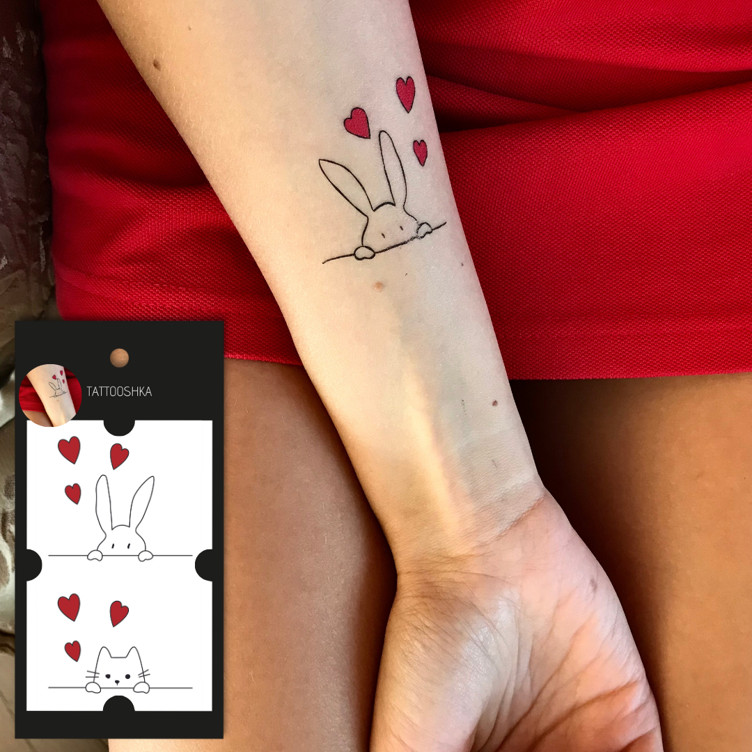 Loving bunny (HC-251) - Tattooshka USA