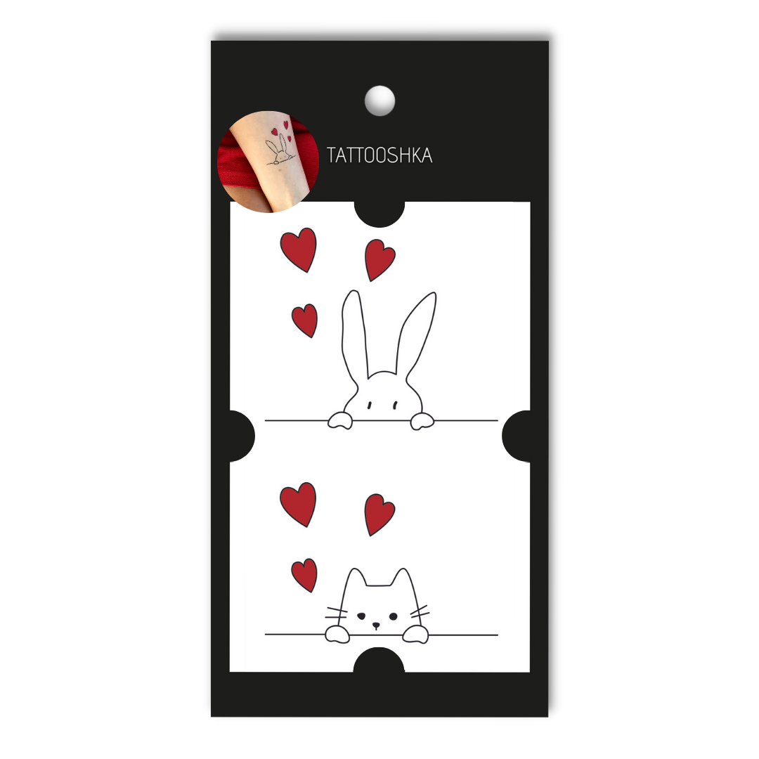 Loving bunny (HC-251) - Tattooshka USA