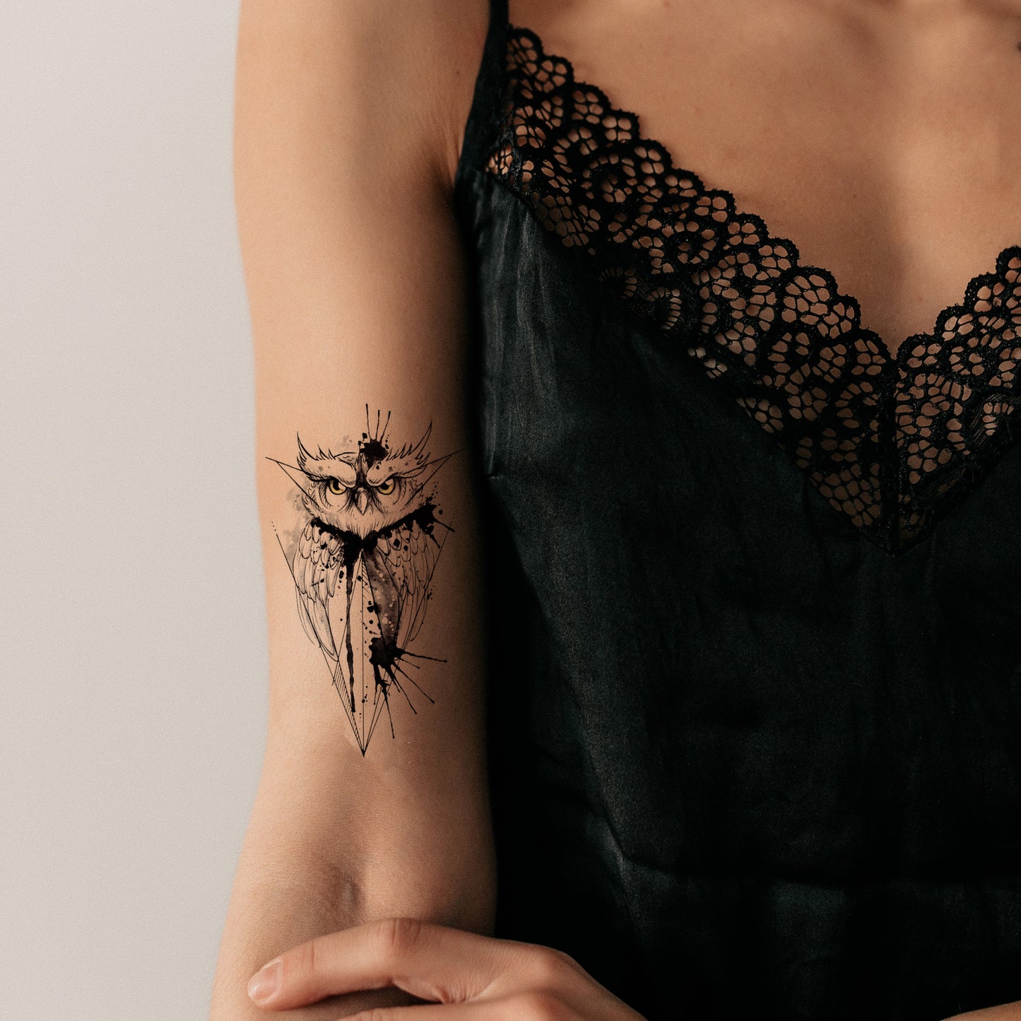 Mini owl (L-33) - Tattooshka USA