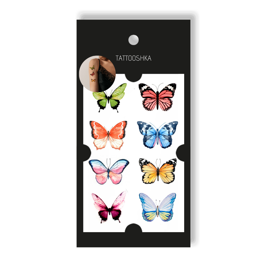 Butterflies (L-40) - Tattooshka USA