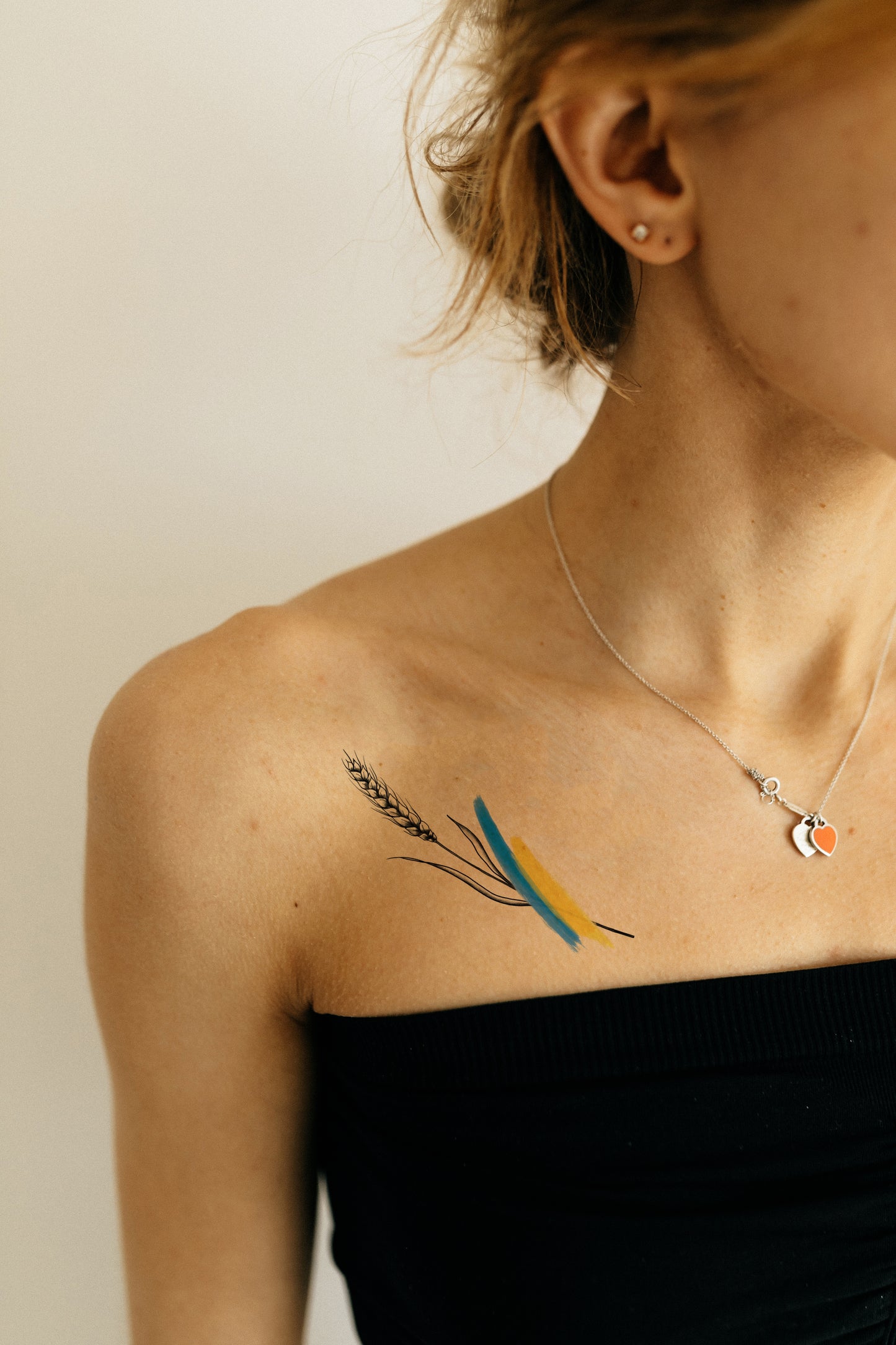 Ukrainian ears of wheat “koloski” (L-43) - Tattooshka USA