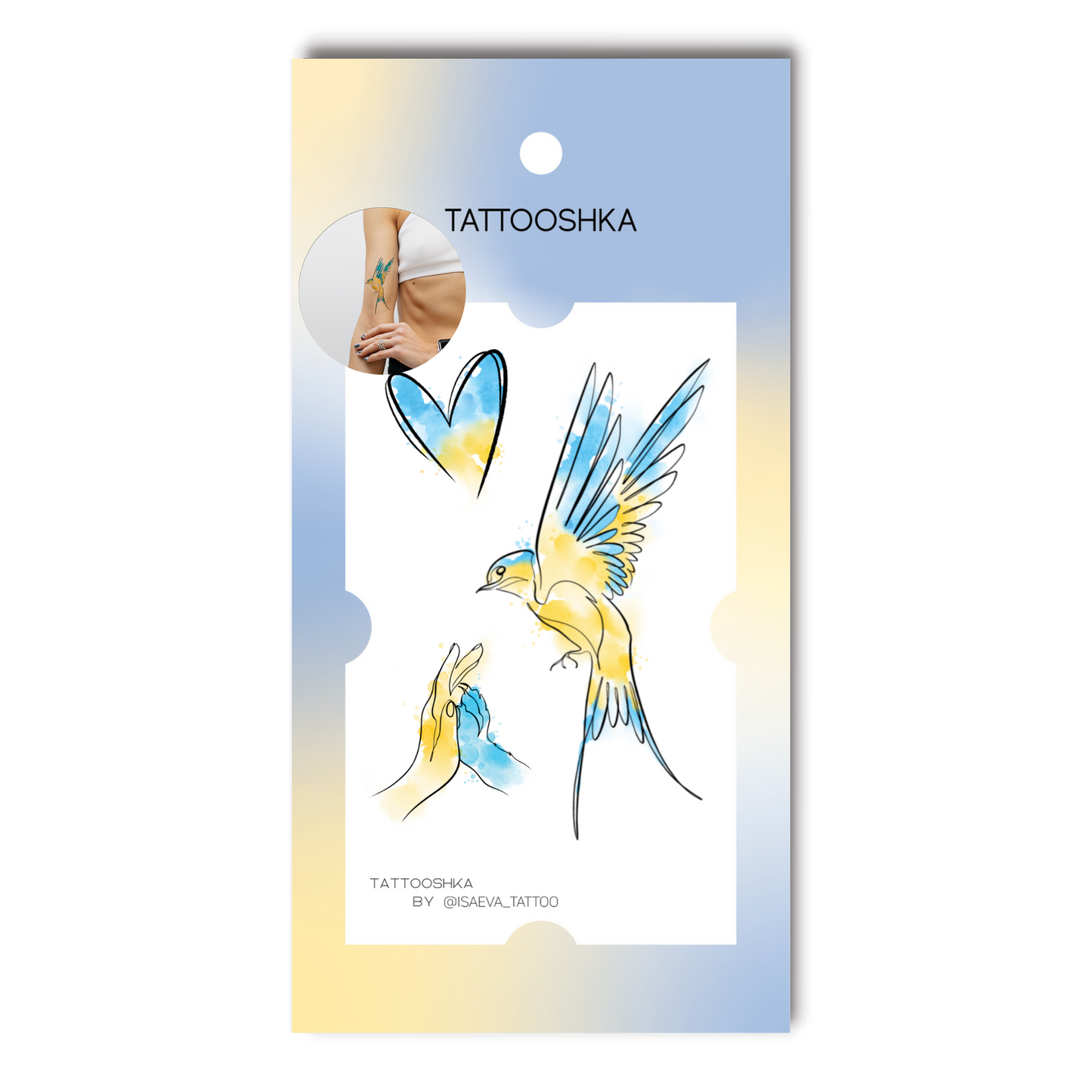 Love Ukraine (L-48) - Tattooshka USA