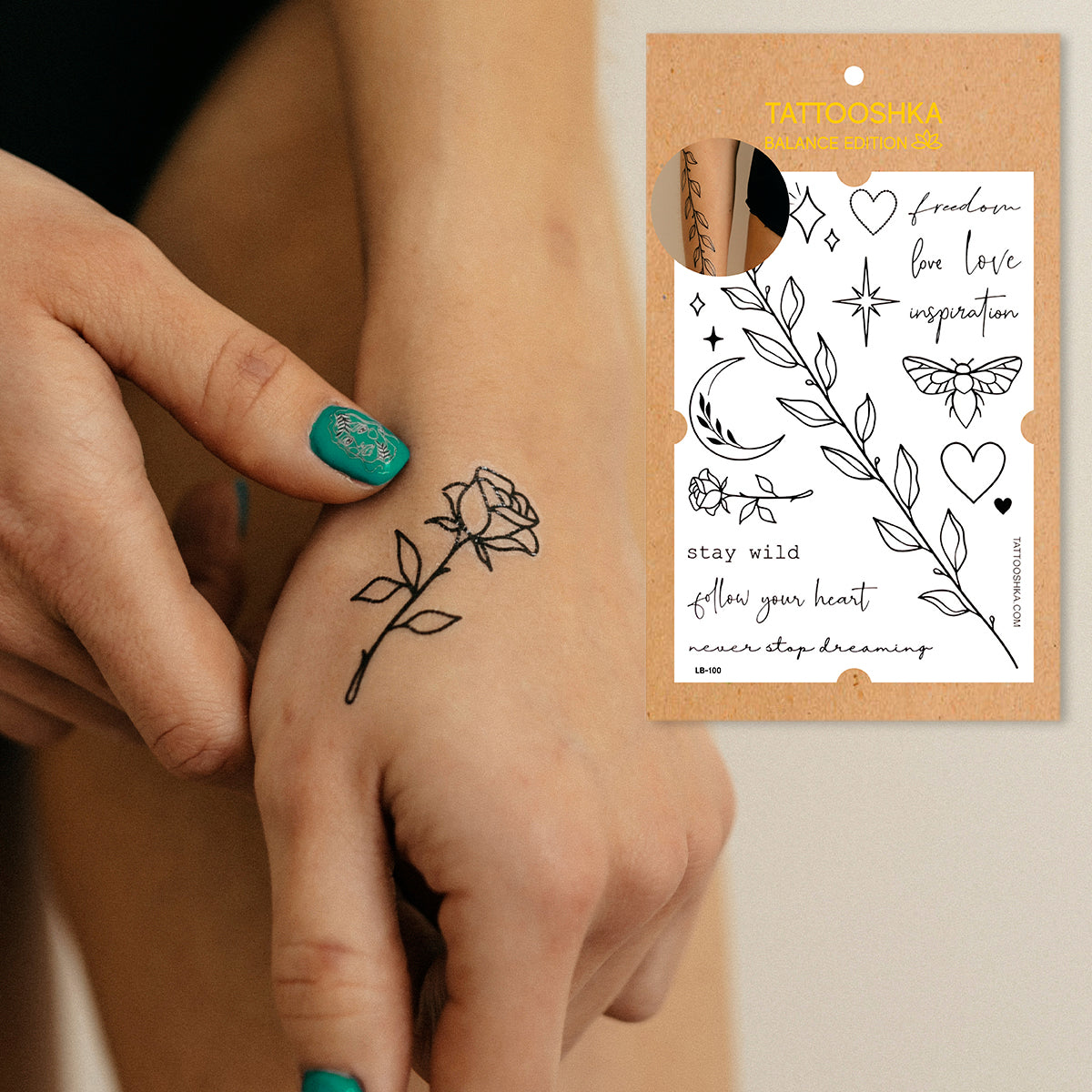 Freedom love (LB-100) - Tattooshka USA