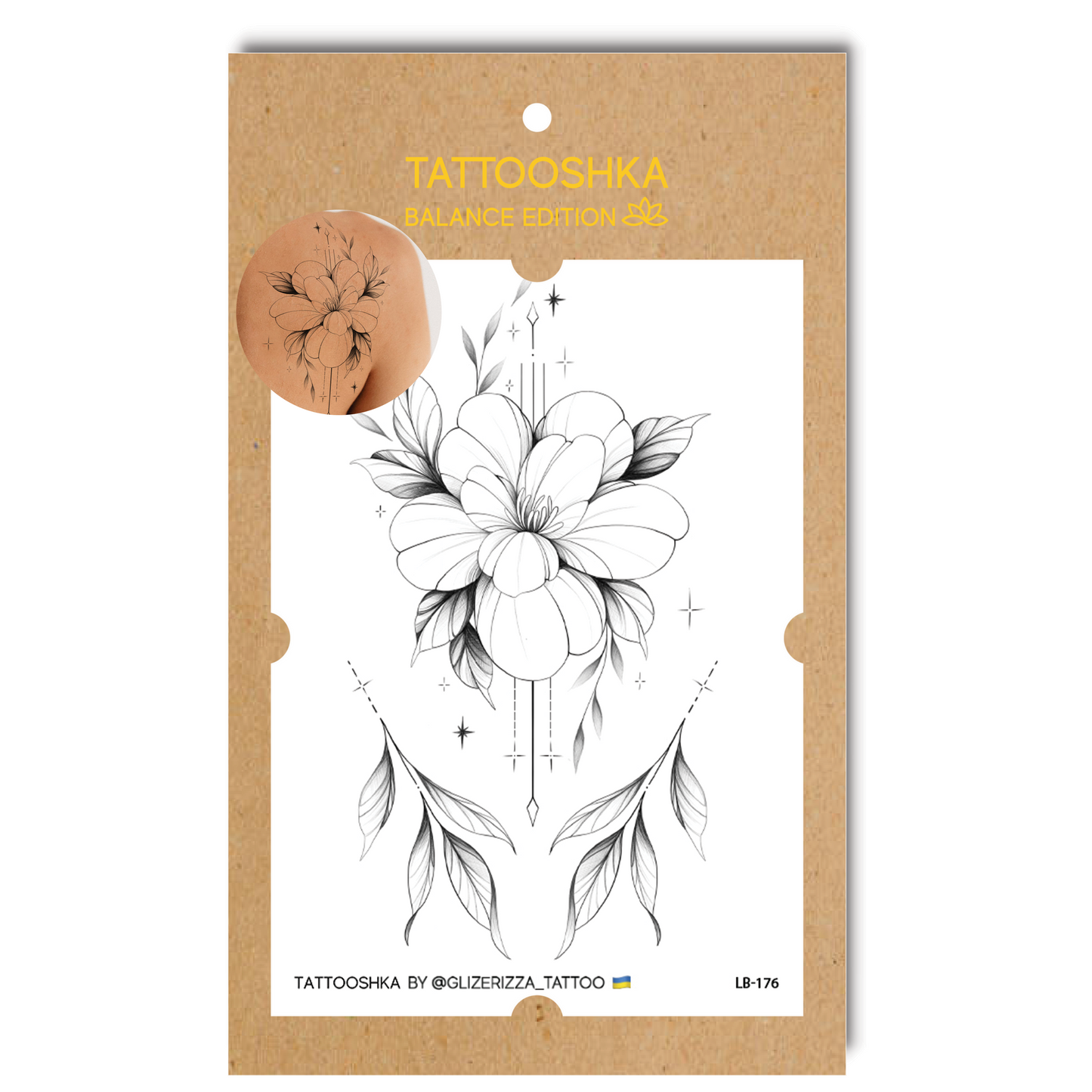 Flower mood ( LB-176) - Tattooshka USA