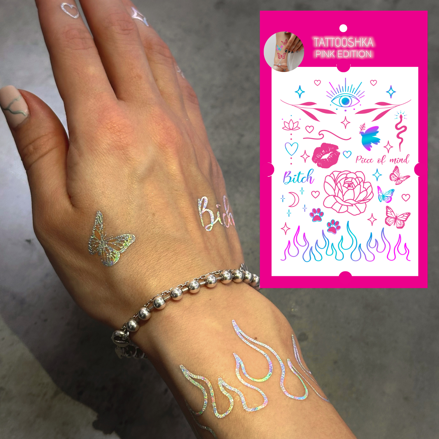 Pink mood (LB-184) - Tattooshka USA