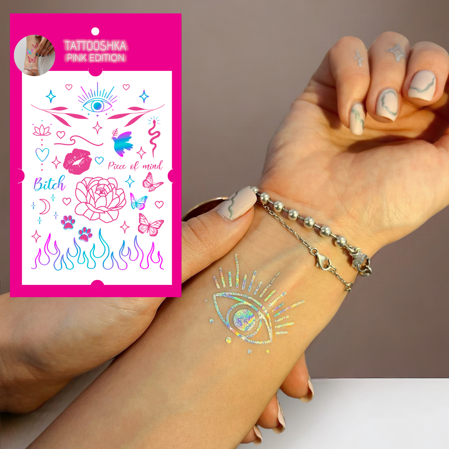 Pink mood (LB-184) - Tattooshka USA