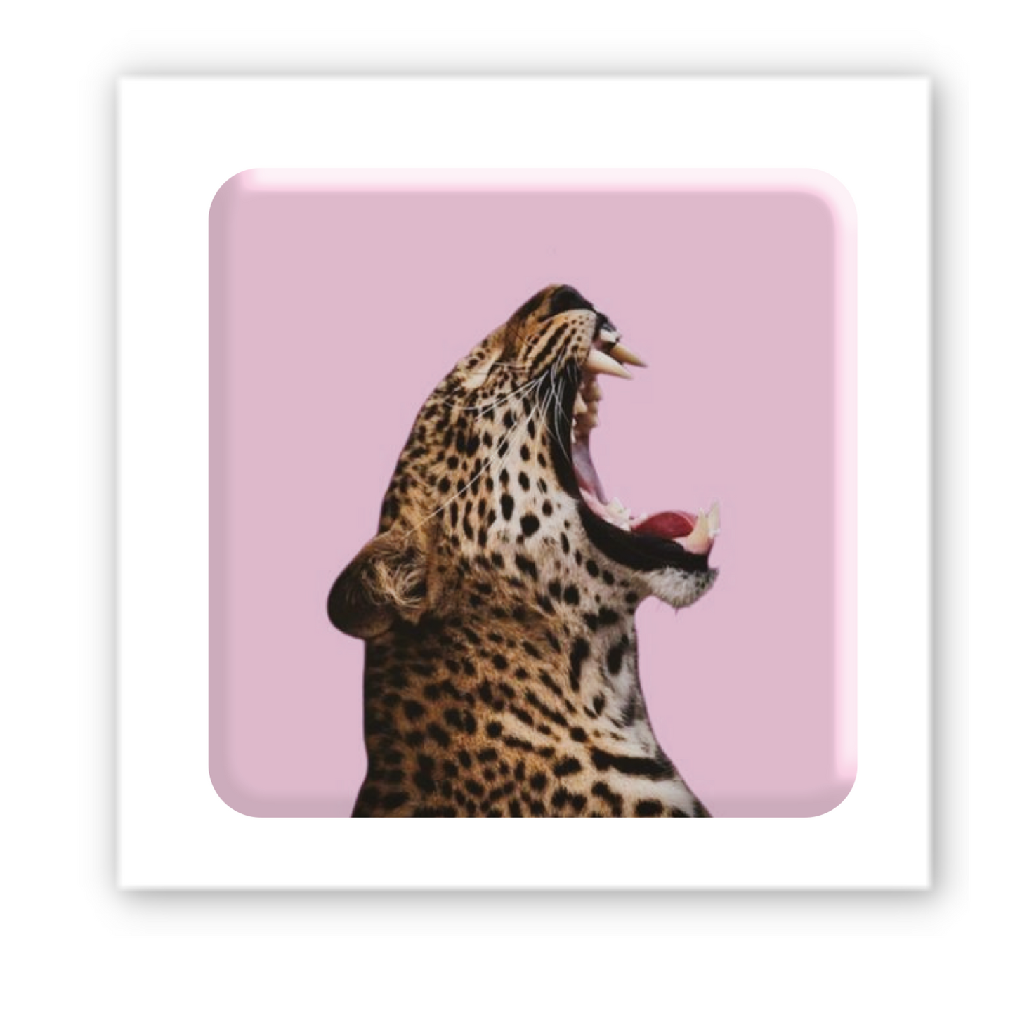 3D sticker "Pink wild panther" (SX-146) - Tattooshka USA