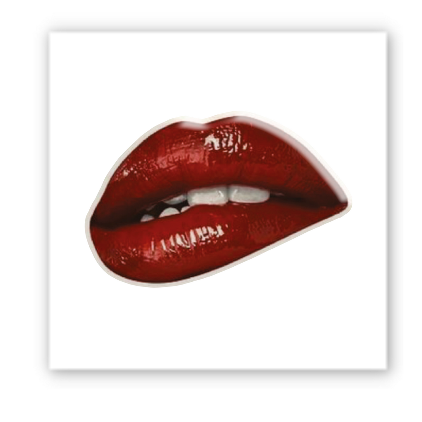 3D sticker "Red lips" (SX-150) - Tattooshka USA