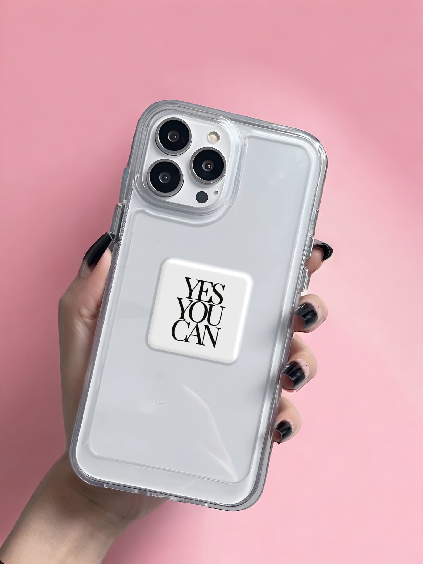 3D sticker "Yes you can" (SX-154) - Tattooshka USA