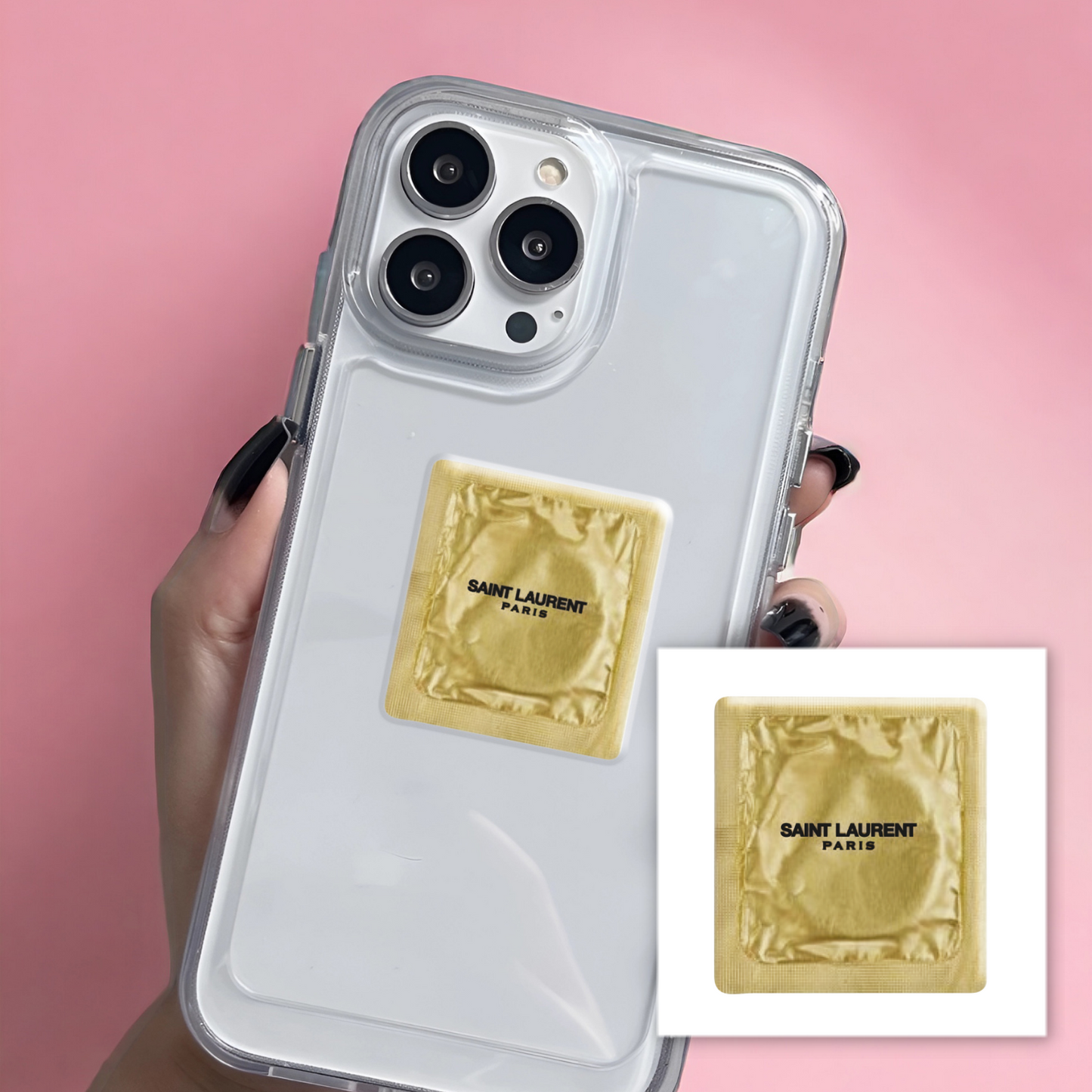 3D sticker "Golden love" (SX-177) - Tattooshka USA
