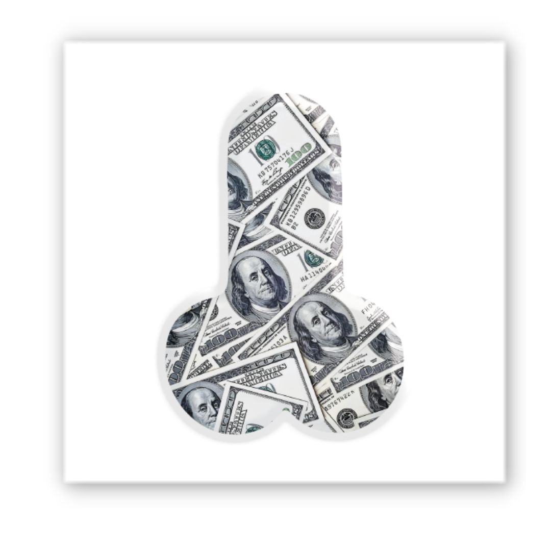 3D sticker "Dollar Love" (SX-189) - Tattooshka USA