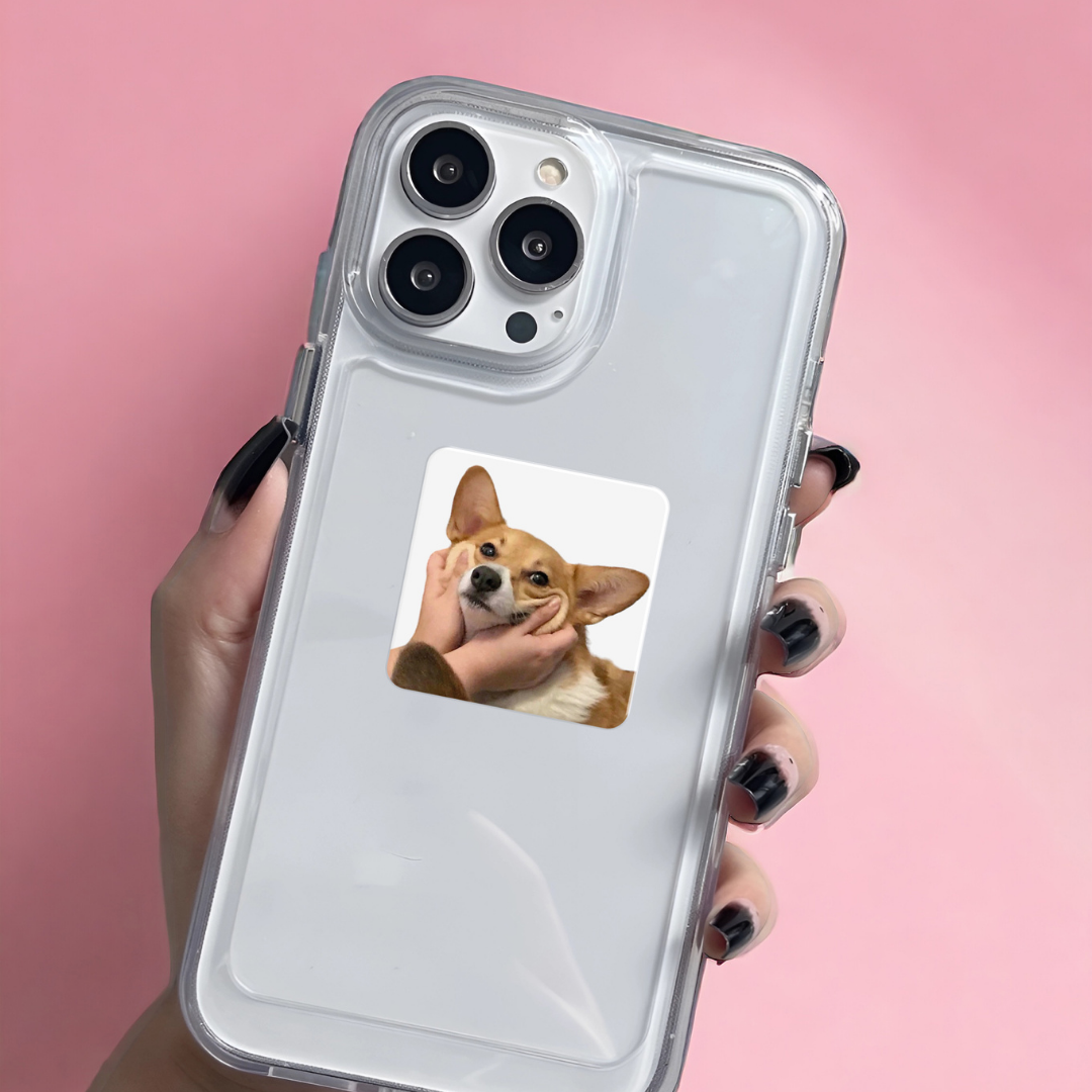 3D sticker "Happy Corgi" (SX-196) - Tattooshka USA