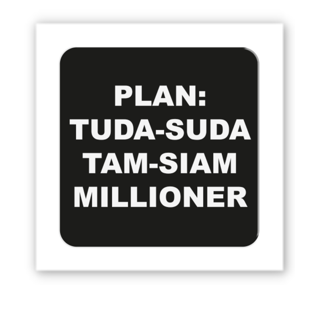 3D sticker "Plan: tuda-suda" (SX-208) - Tattooshka USA
