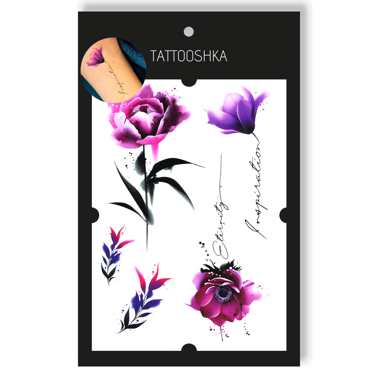 Elegant rose (TH-721) - Tattooshka USA