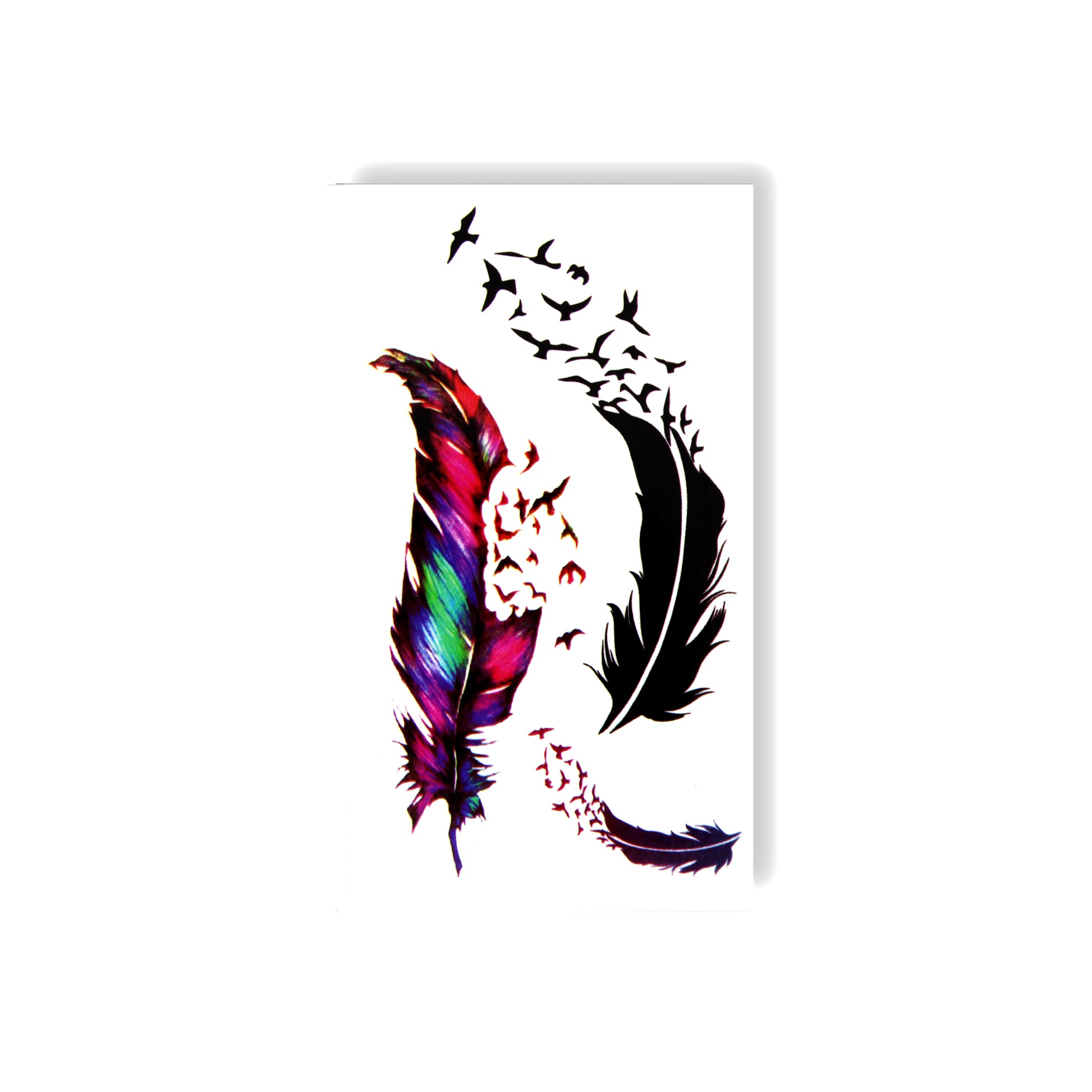 Two feathers (AN-256) - Tattooshka USA