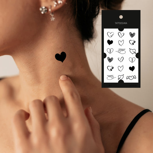 Hearts (L-21) - Tattooshka USA