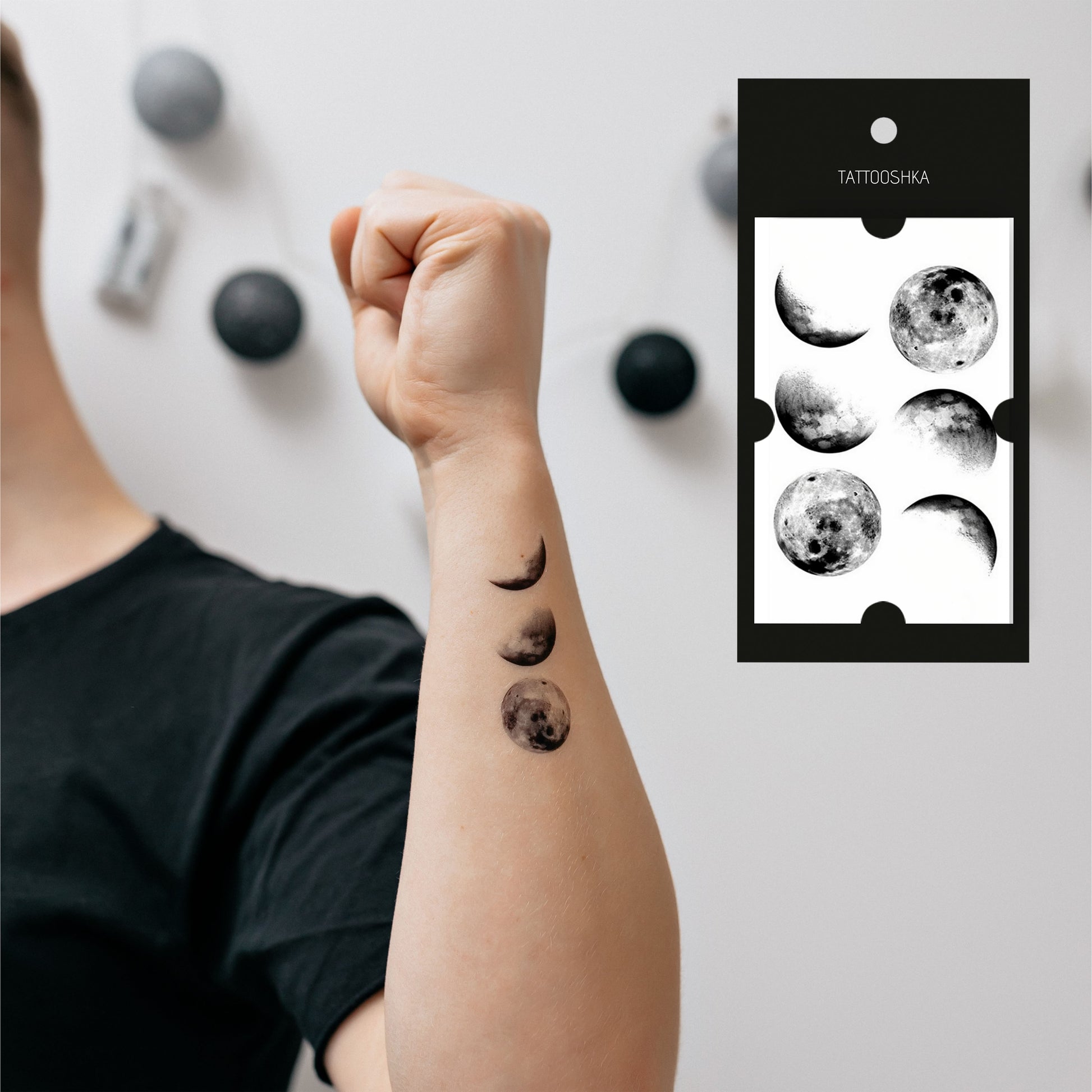 Moon phases (L-24) - Tattooshka USA