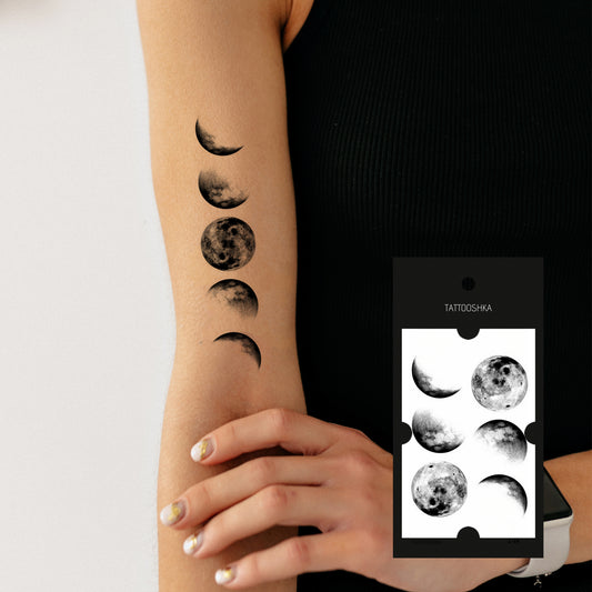 Moon phases (L-24) - Tattooshka USA