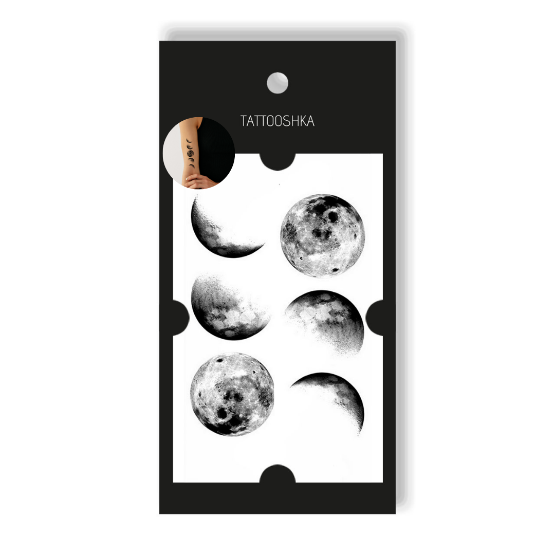 Moon phases (L-24) - Tattooshka USA