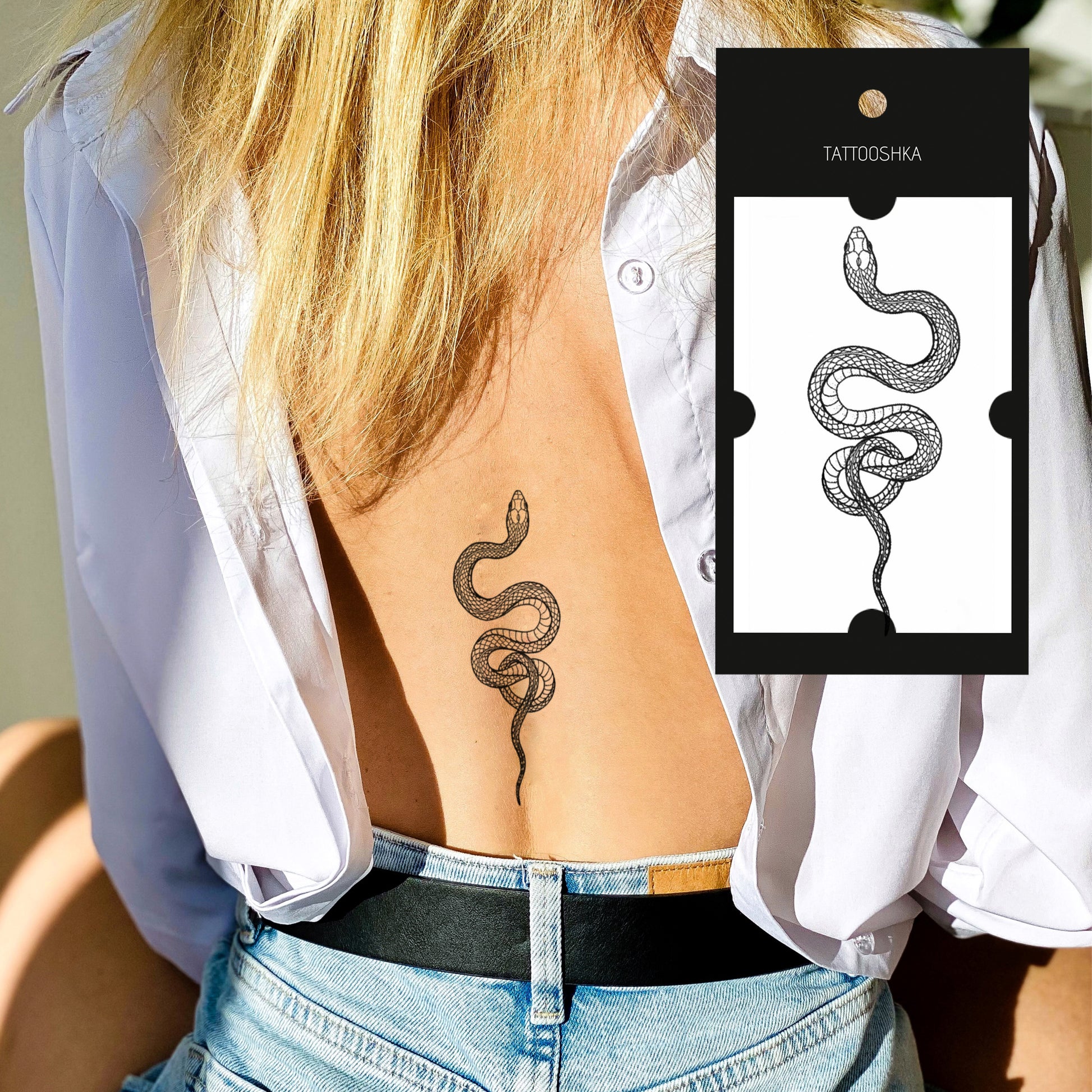 Snake 10 cm (L-5) - Tattooshka USA