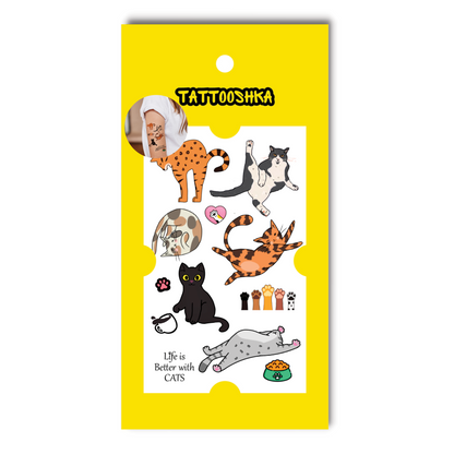 Mini cats (L-61) - Tattooshka USA