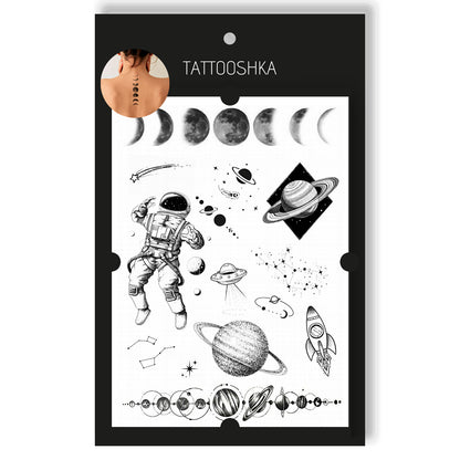 Space and planets (LB-108) - Tattooshka USA