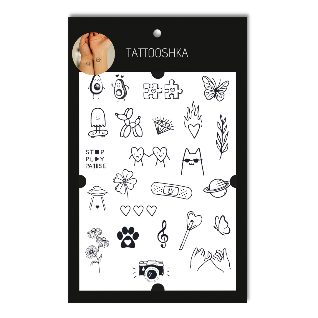 Tattoo set for couples (LB-126) - Tattooshka USA