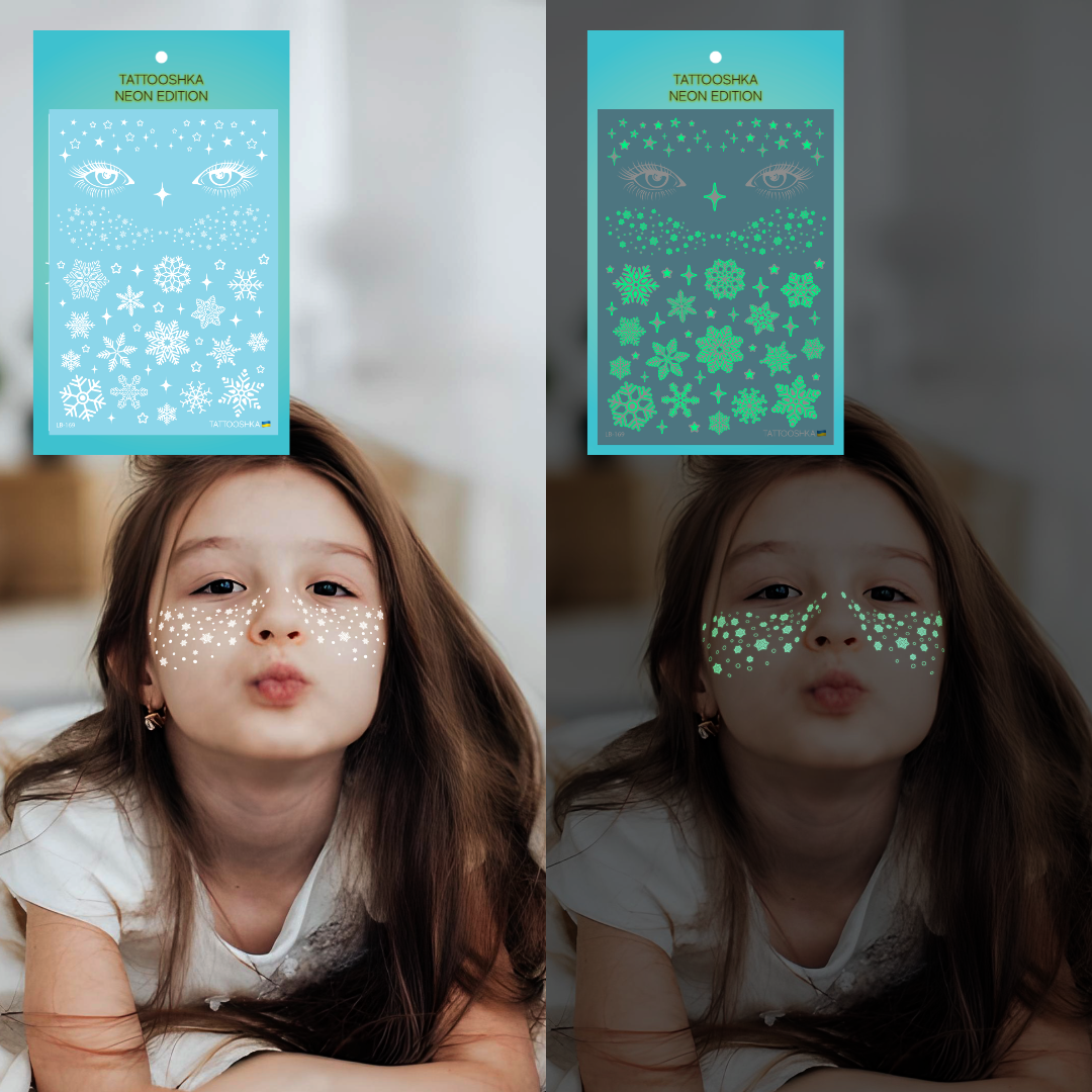 Winter look (LB-169) | Tattooshka USA Temporary Tattoos and 3D Stickers ...
