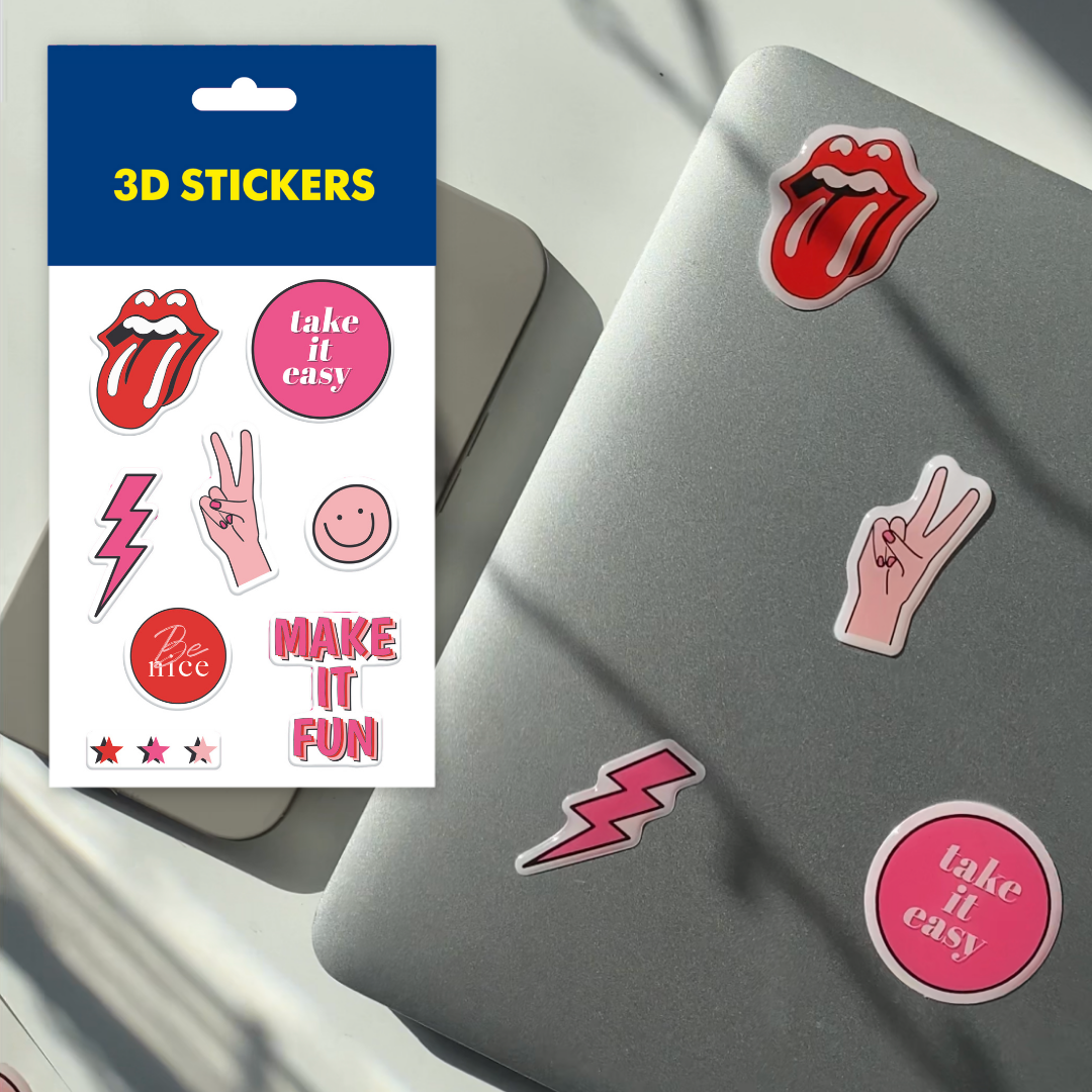 3D stickers