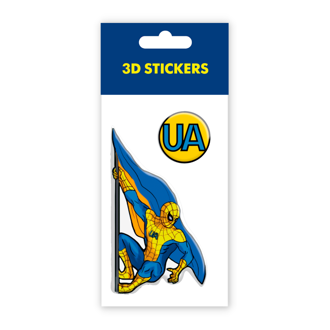 3D stickers "Ukrainian hero" (SM-16) - Tattooshka USA