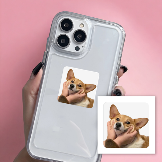 3D sticker "Happy Corgi" (SX-196) - Tattooshka USA